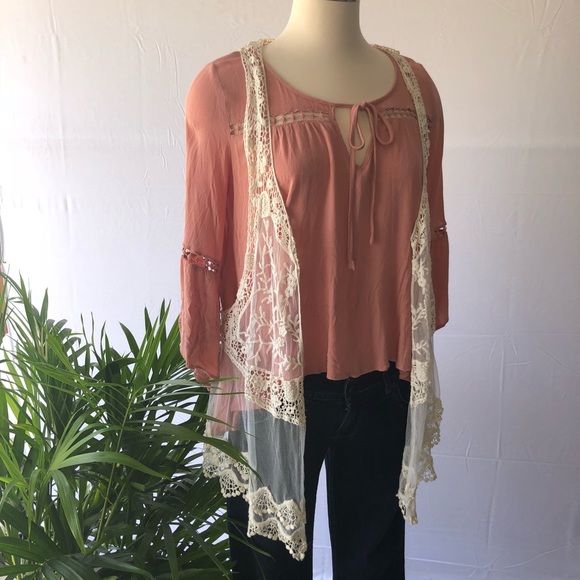 Stella Tops - Stella Lace Longline Racerback Vest!